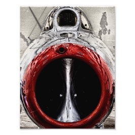 Nase des Flugzeug Fotodruck