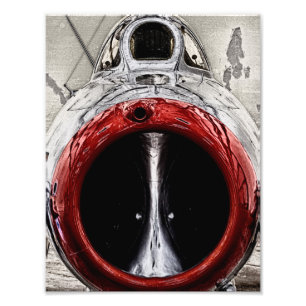 Nase des Flugzeug Fotodruck