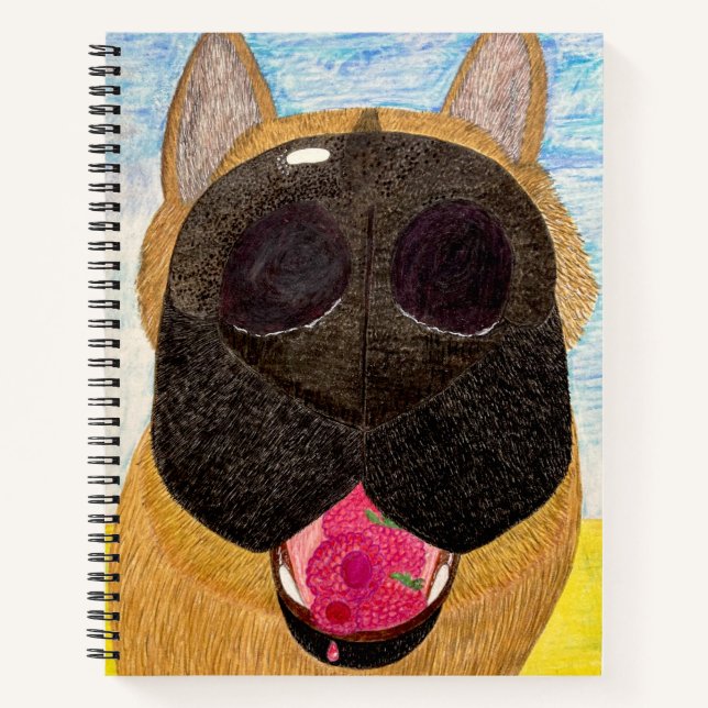 Nase&Himbeer Notizbuch (Vorderseite)