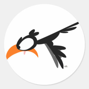 Nase-Tauchenslil Piepmatz:) Aufkleber