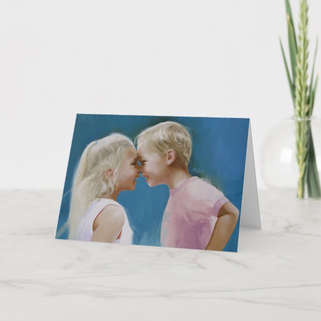 Nase zum zu riechen karte (Vorderseite)