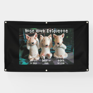 Nasen-Arbeits-Etikette Banner
