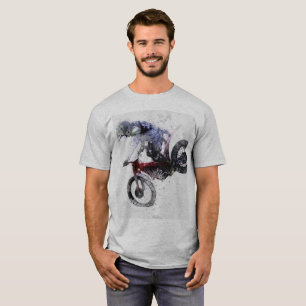 Nasen-Stand - Motocross-Reiter T-Shirt