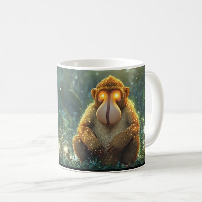 Nasenaffe Kaffeetasse (VorderseiteRechts)