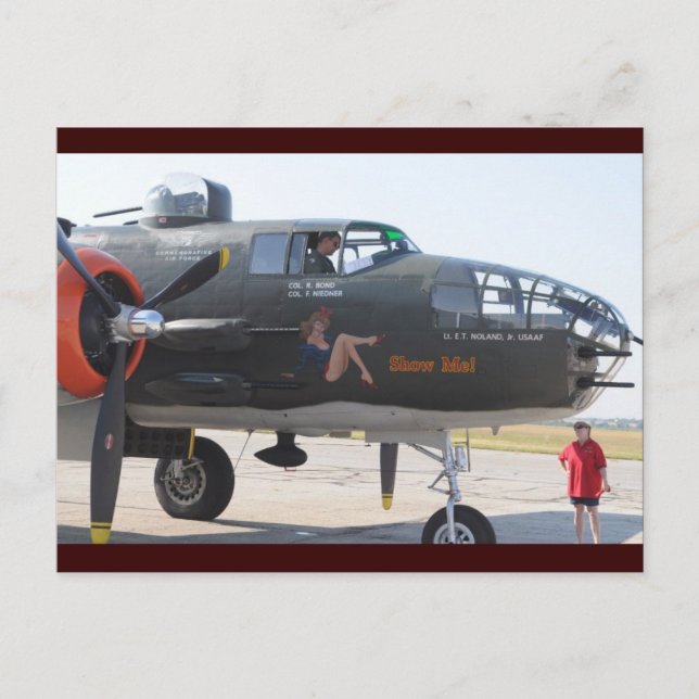 Nasenkunst 'zeigen' postkarte (Vorderseite)