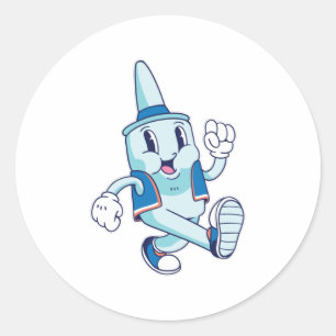 Nasenspray Runder Aufkleber