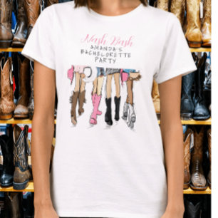 Nash Bash Bridesmaid Bachelorette Fashion T-Shirt