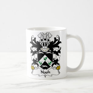 Nash Familienwappen Tasse
