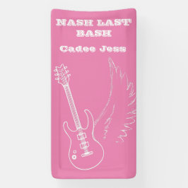 Nash Last Bash Junggeselinnen-Abschied Banner