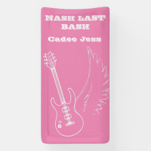Nash Last Bash Junggeselinnen-Abschied Banner