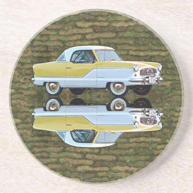 Nash Metropolitan Sandstein Untersetzer (Vorne)