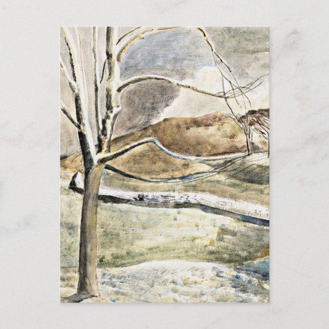 Nash - Moonrise über Cleeve Hill Postkarte (Vorderseite)