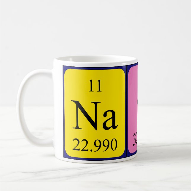 Nash Periodenname Tasse (Links)