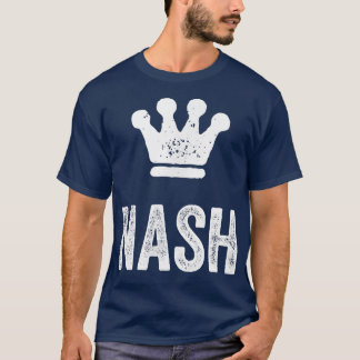 Nash the King Crown & Name Design for Men genannt T-Shirt