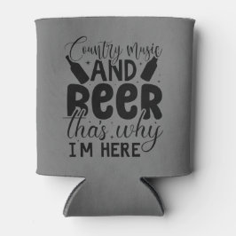 Nashelorette "Country Music and bier" kann kühlen Dosenkühler