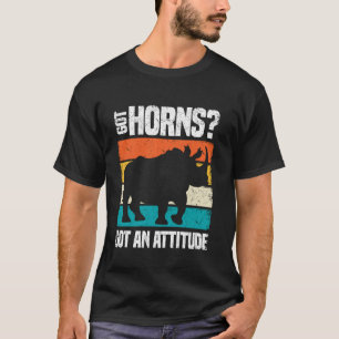 Nashorn Attitüde Lustiges Nashorndesign Für Männer T-Shirt