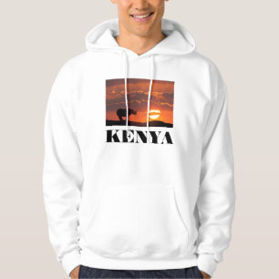 Nashorn bei Sonnenuntergang, Masai Mara, Kenia Hoodie
