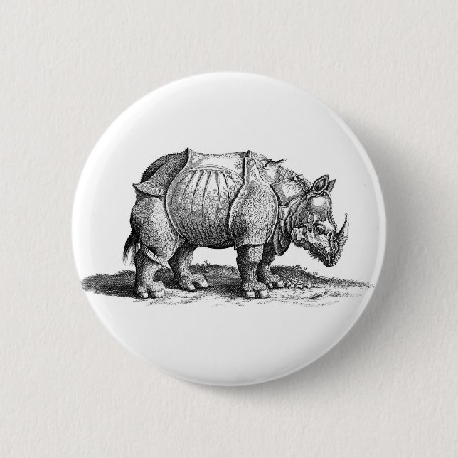 Nashorn Button (Vorderseite)