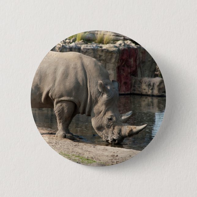 Nashorn Button (Vorderseite)