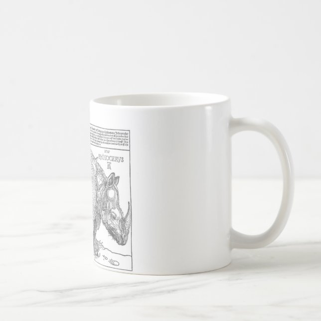 Nashorn durch Albrecht Durer Tasse (Rechts)
