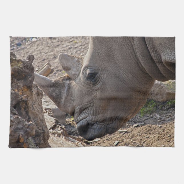 Nashorn Handtuch (Horizontal)