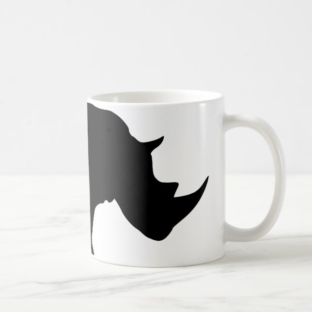 Nashorn Kaffeetasse (Rechts)