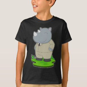 Nashorn-Pflegeanzug Hochzeit T-Shirt