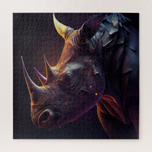 Nashorn-Puzzle Puzzle (Vertikal)