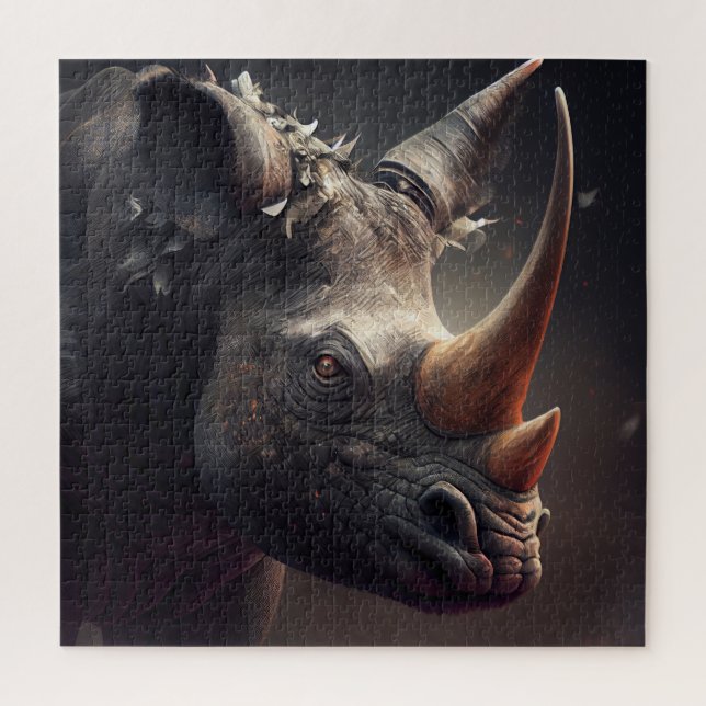 Nashorn-Puzzle Puzzle (Vertikal)