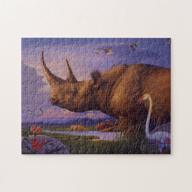 Nashorn-Puzzlespiel Puzzle (Horizontal)