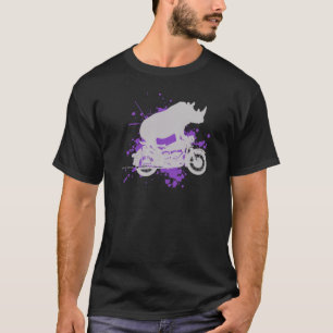 Nashorn-Radfahrer T-Shirt