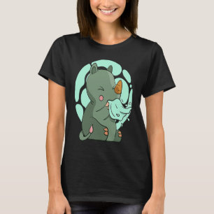 Nashorn Rhino Afrika krank T-Shirt