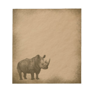Nashorn-Schmutz Notizblock