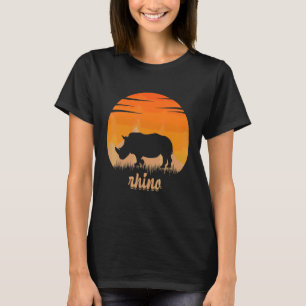 Nashorn Tier Heiß Im Berg In Der Natur T-Shirt