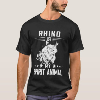 Nashorn-Wildtier-Tierrechte Mein spirituelles Tier T-Shirt