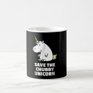 Nashornliebhaber-Geschenk Dickes Einhorn-Nashorn Kaffeetasse
