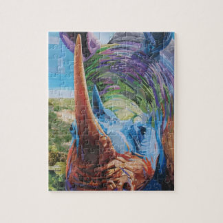 Nashornpuzzlespiel Puzzle