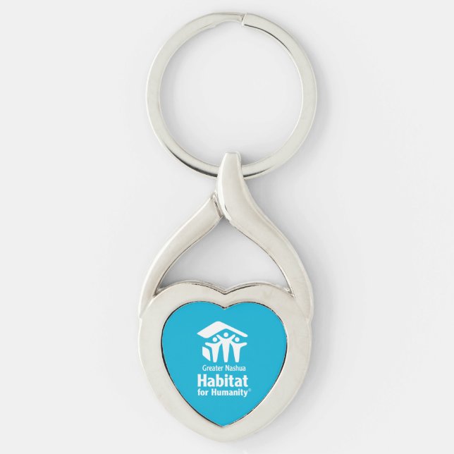 Nashua Habitat Logo Schlüsselanhänger (Vorderseite)