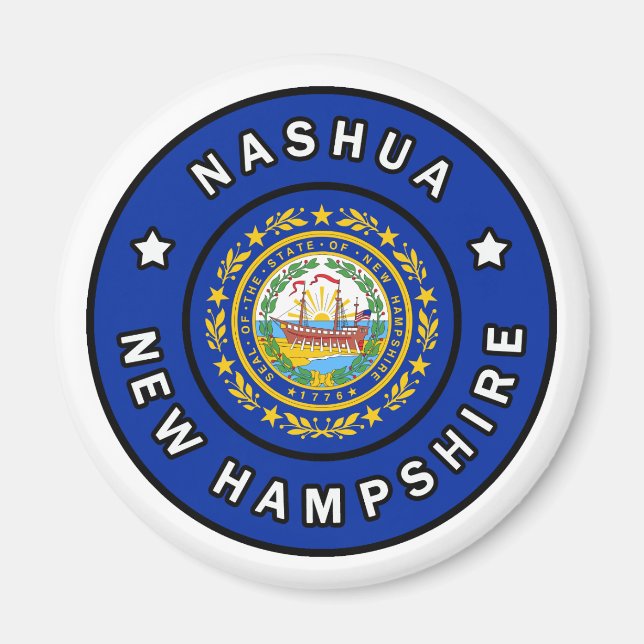 Nashua New Hampshire Magnet (Vorne)
