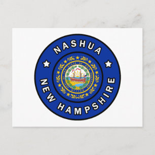Nashua New Hampshire Postkarte