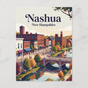 Nashua, New Hampshire Postkarte