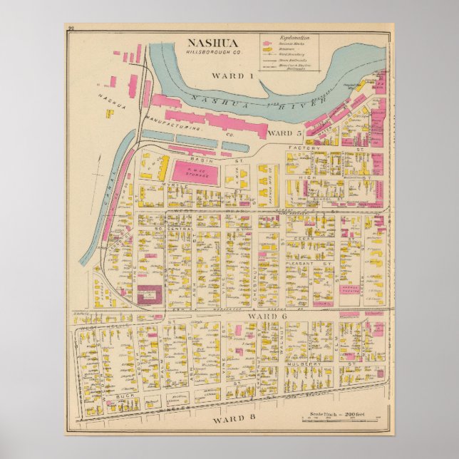 Nashua, Ward 1, 56, 8 Poster (Vorne)