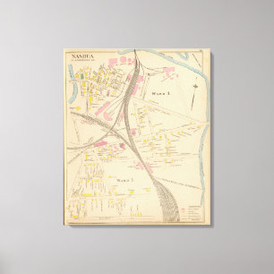 Nashua, Ward 3, 7 Leinwanddruck