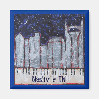 Nashville am Abend Magnet