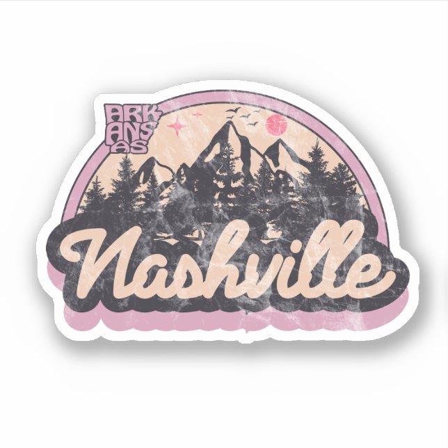 Nashville, Arkansas Sticker (Vorderseite)