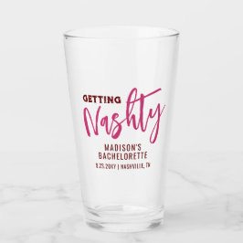 Nashville Bachelorette Getting Nashty Personalisie Glas