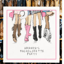 Nashville Bachelorette Hand Drawn Mode Custom