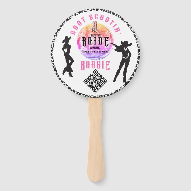 Nashville Bachelorette Kaufen Sie den QR-Code der  Fächer (Rückseite)