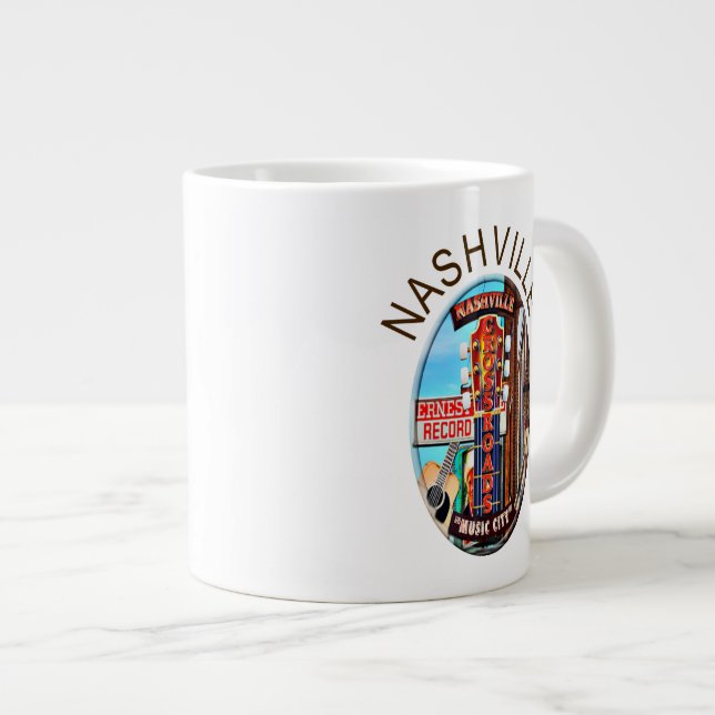 Nashville Broadway Jumbo Tasse (Vorderseite Rechts)