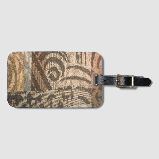 Nashville Carpet Luggage Tag Gepäckanhänger (Vorderseite (Horizontal))